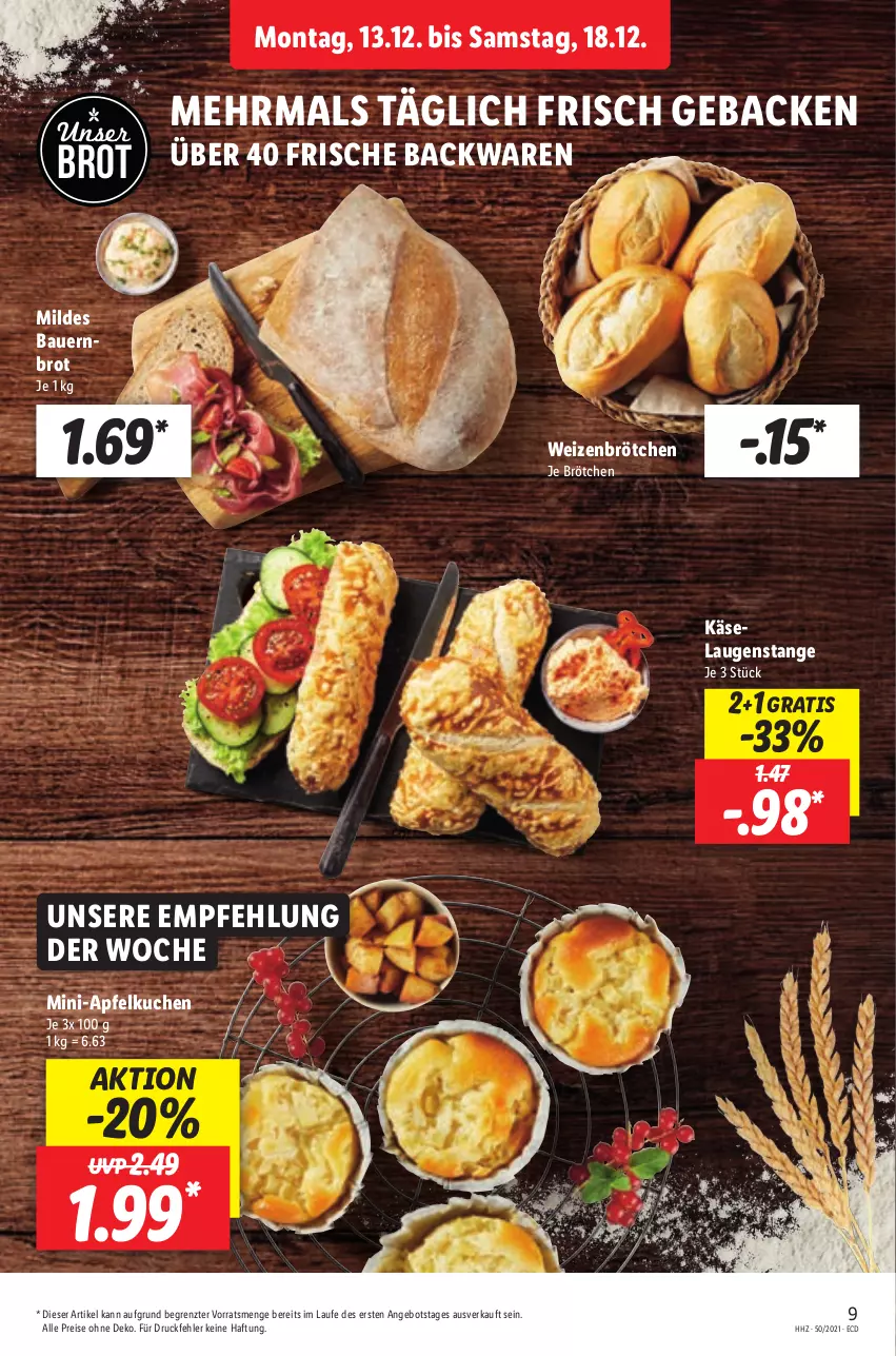 Aktueller Prospekt Lidl - Aktionsprospekt - von 13.12 bis 18.12.2021 - strona 9