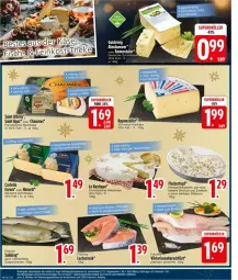 Gazetka promocyjna Edeka - Prospekte - Gazetka - ważna od 14.12 do 14.12.2024 - strona 18 - produkty: albray, appenzeller, chaumes, eis, elle, esrom, filet, fisch, fische, Fischer, französischer weichkäse, hartkäse, hering, Herings, Käse, küche, Küchen, lachs, Le Rustique, reis, Ria, ring, Saibling, Saint Agur, saint albray, sauce, schnittkäse, schweizer hartkäse, steak, Ti, tisch, topf, wasser, weichkäse, zwiebel, zwiebeln