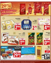 Gazetka promocyjna Edeka - Prospekte - Gazetka - ważna od 14.12 do 14.12.2024 - strona 21 - produkty: beutel, deka, eis, ferrero, Ferrero Rocher, funny-frisch, Kinder, kinder bueno, leibniz, merci, reis, ring, Ti, ZTE