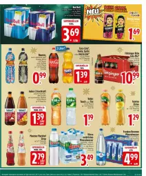 Gazetka promocyjna Edeka - Prospekte - Gazetka - ważna od 14.12 do 14.12.2024 - strona 23 - produkty: Alwa, brunnen, coca-cola, cola, decke, Deckel, drink, eis, eistee, elle, energy drink, fanta, flasche, franken brunnen, frucht, fruchtsaft, fuzetea, Hohes C, Mautner, Mezzo Mix, mineralwasser, natur, natürliches mineralwasser, rel, saft, sirup, sprite, tee, vitrex, volvic, wasser