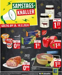 Gazetka promocyjna Edeka - Prospekte - Gazetka - ważna od 14.12 do 14.12.2024 - strona 30 - produkty: Becher, Käse, lebensmittel, schnittkäse, schwein, schweine, Ti, wein, weine