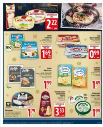 Gazetka promocyjna Edeka - Prospekte - Gazetka - ważna od 14.12 do 14.12.2024 - strona 9 - produkty: altenburger, arla, Becher, Buko, burger, creme, eier, frischkäse, grana, grana padano, Käse, landkäse, landliebe, mascarpone, milch, ndk, padano, Rana, riserva, salakis, schafskäse, snack, soja, tee