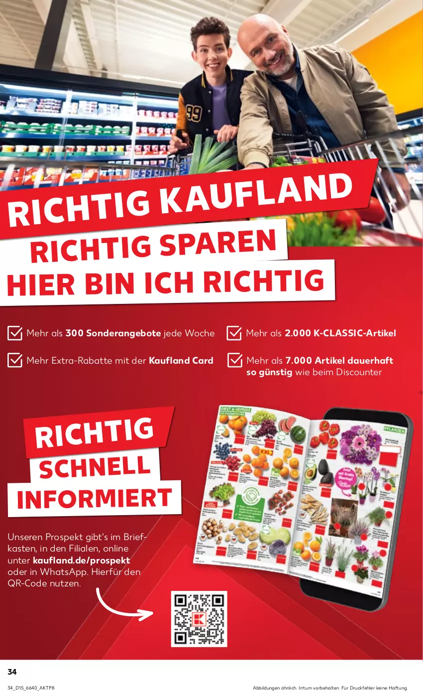 Aktueller Prospekt Kaufland - Prospekt - von 11.04 bis 17.04.2024 - strona 34 - produkty: angebot, angebote, auer, brie, discount, extra-rabatt, Ti