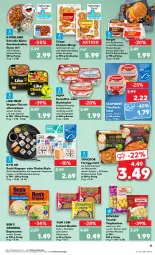 Gazetka promocyjna Kaufland - Prospekt - Gazetka - ważna od 17.04 do 17.04.2024 - strona 11 - produkty: angebot, angebote, bacon, Becher, beef, burger, butter, chicken wings, dovgan, eis, elle, ente, essig, fertiggericht, fisch, fleisch, Fleischalternative, garnelen, geschnetzeltes, gin, gyros, hähnchenflügel, ingwer, Instant-Nudeln, kartoffel, kartoffelsalat, küche, Like Meat, mac, mikrowelle, nudel, nudeln, nudelsalat, pelmeni, pfanne, pfannen, Popp, purland, reis, salat, sauce, saupiquet, Schal, schwein, soja, sojasauce, Spezi, Sushi, Tasche, taschen, taschki, thunfisch, Thunfischsalat, Ti, Vegane Fleisch, wasa, wein, Yo, YouCook, Yum Yum, Zelt