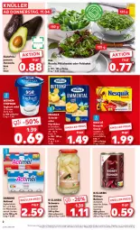 Gazetka promocyjna Kaufland - Prospekt - Gazetka - ważna od 17.04 do 17.04.2024 - strona 2 - produkty: actimel, angebot, avocado, Becher, bohne, bohnen, cola, creme, danone, drink, eis, feldsalat, hartkäse, joghur, joghurt, joghurt mild, Joghurtdrink, Käse, kidney, meggle, milch, nesquik, nestlé, rucola, salat, salate, schoko, snack, Ti, weihenstephan, ZTE