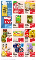 Gazetka promocyjna Kaufland - Prospekt - Gazetka - ważna od 17.04 do 17.04.2024 - strona 27 - produkty: ananas, angebot, angebote, apfel, beutel, bio, bohne, bohnen, bonduelle, bonduelle goldmais, Cashew, cashewkerne, creme, eier, eis, elle, essig, filet, filets, frucht, Fruchtmark, gin, Goldmais, grüne bohnen, heinz, hengstenberg, hering, Herings, heringsfilets, knoblauch, LG, mac, maggi, mais, natur, nudel, nudeln, peperoni, Peroni, pfeffer, pfefferonen, quetschbeutel, ring, saft, sauce, saucen, Ti, zwiebel, zwiebeln