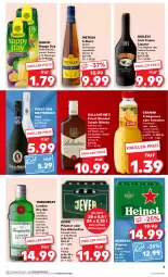 Gazetka promocyjna Kaufland - Prospekt - Gazetka - ważna od 17.04 do 17.04.2024 - strona 5 - produkty: aktionspreis, alkohol, angebot, angebote, baileys, ball, Ballantine's, blended scotch, blended scotch whisky, caramel, dry gin, eis, frucht, fruchtsaft, fürst von metternich, getränk, gin, granini, Happy Day, heineken, irish cream, jever, jever pilsener, liqueur, london dry, london dry gin, maracuja, Metaxa, Mett, metternich, Nektar, nuss, pils, pilsener, Rauch, reis, saft, schoko, schokolade, scotch, scotch whisky, sekt, Spezi, spirituosen, Tanqueray, Ti, vanille, whisky