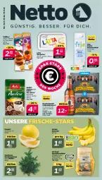 Gazetka promocyjna Netto - Woche 46 - Gazetka - ważna od 19.11 do 19.11.2022 - strona 1 - produkty: banane, bananen, bier, bio, burger, eis, kaffee, kartoffel, kartoffeln, lätta, margarine, mehl, melitta, milch, Pomelo, speisekartoffeln, Stier, Ti, toffifee