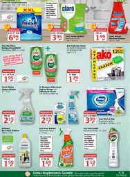 Gazetka promocyjna Globus - Prospekte - Gazetka - ważna od 05.03 do 05.03.2022 - strona 23 - produkty: angebot, angebote, angebotspreis, bio, biozidprodukte, Bref, bref power, Dr. Beckmann, edelstahl, eis, elle, entkalker, fairy, Finish, Frosch, geschirr, geschirrspülmittel, heitmann, Heu, hygiene-reiniger, küche, Küchen, kühlschrank, milch, Rauch, reiniger, reis, rwe, scheuermilch, Schrank, Seife, somat, spülmaschinen, spülmaschinentabs, spülmittel, Ti, wolle, zewa