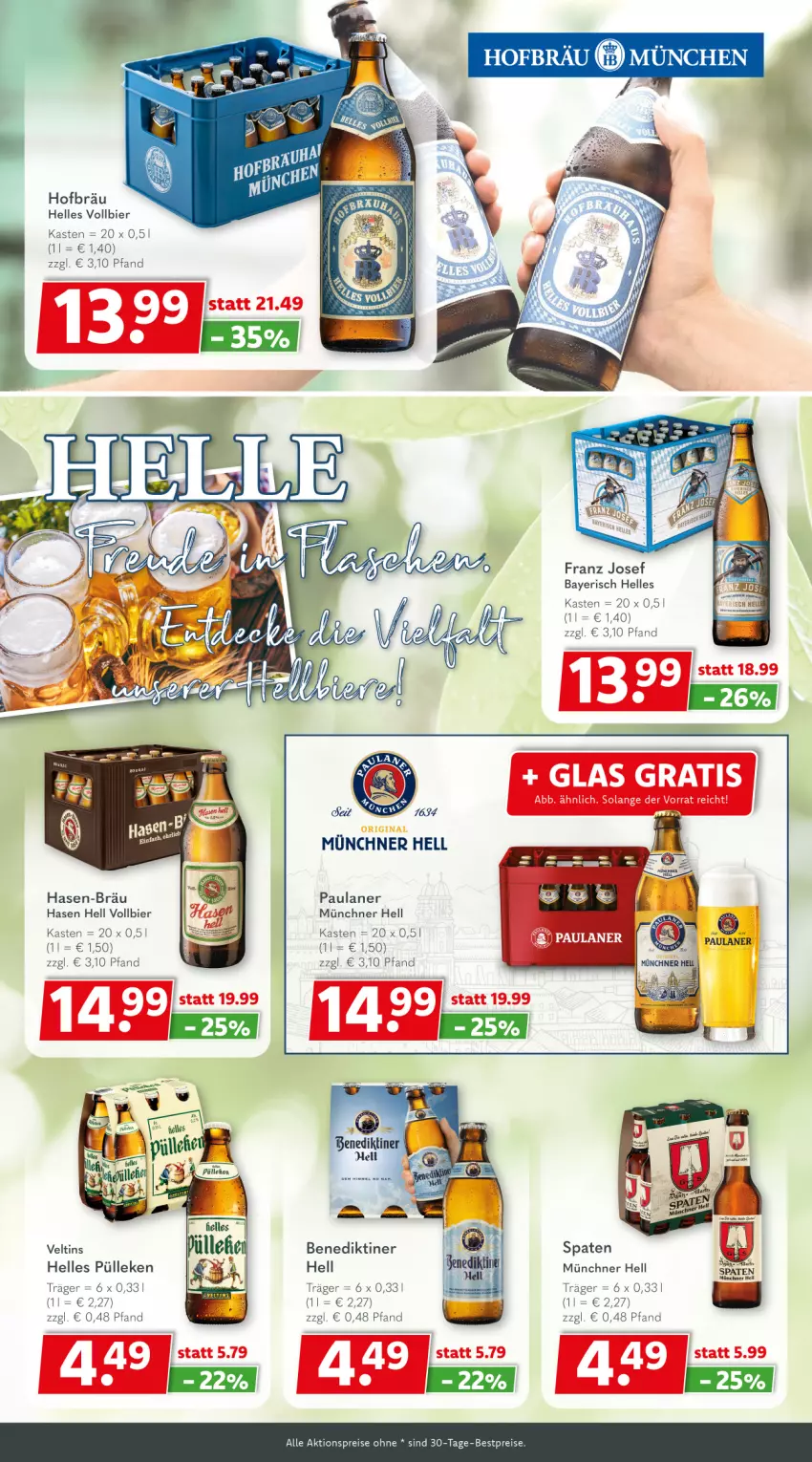 Aktueller Prospekt Getraenkeland - von 02.09 bis 14.09.2024 - strona 4 - produkty: aktionspreis, Benediktiner, bestpreis, bestpreise, bier, eis, elle, Paula, paulaner, reis, Spaten, Ti, veltins