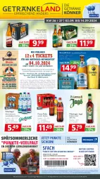 Gazetka promocyjna Getraenkeland - Gazetka - ważna od 14.09 do 14.09.2024 - strona 1 - produkty: aktionspreis, alkohol, Alwa, Benediktiner, bestpreis, bestpreise, bier, coca-cola, cola, coupon, coupons, eis, Elan, erde, flasche, getränk, getränke, gewinnspiel, hasseröder, Kaiser, kräuter, likör, merl, mineralwasser, payback, pils, reis, Rostocker, Ti, wasser, weck, Wels, Zelt