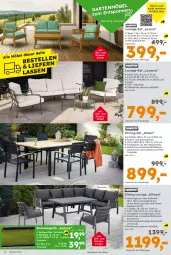 Gazetka promocyjna - Gazetka - ważna od 05.07 do 05.07.2025 - strona 4 - produkty: Bank, dekokissen, eis, ente, Garten, Holz, HP, kissen, latte, lounge-set, möbel, Mode, rasen, reis, Rückenkissen, rückenlehne, sessel, Sofa, Stühl, teppich, Ti, tisch, tischplatte