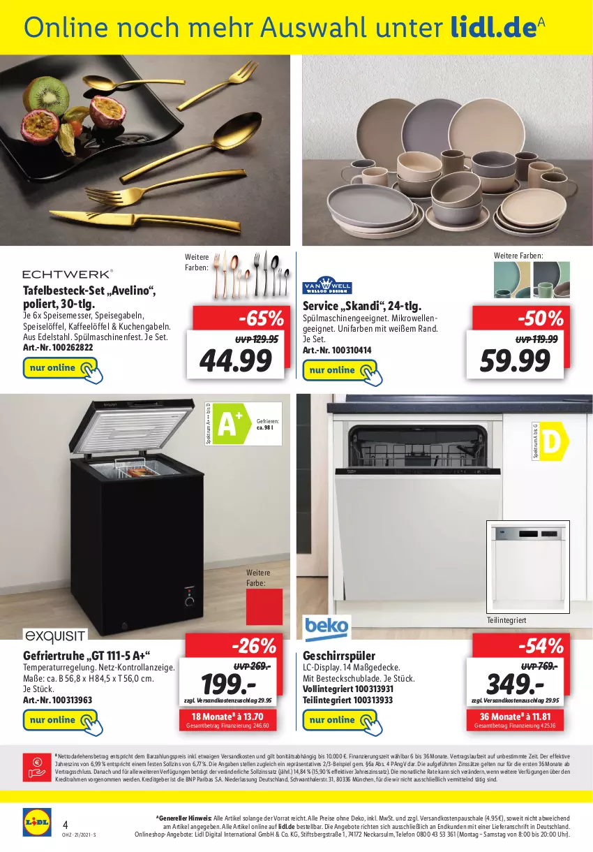 Aktueller Prospekt Lidl - Onlineshop-Highlights der Woche - von 24.05 bis 30.05.2021 - strona 4