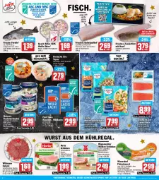 Gazetka promocyjna Hit - Wochenprospekt - Gazetka - ważna od 14.12 do 14.12.2024 - strona 8 - produkty: aqua, aus dem kühlregal, beutel, braten, curry, eis, elle, filet, filets, fisch, fische, Fischer, fischtheke, fleisch, fleischwurst, forelle, frischfisch, garnelen, Geflügel, grill, Hähnchenfleisch, hering, Herings, herta, homann, ideal zum grillen, kabeljaufilet, knoblauch, kochschinken, kühlregal, lachs, marinade, medaillons, mit knoblauch, mühlen schinken, pfanne, regal, reis, rel, ring, rügenwalder, rügenwalder mühle, salami, salat, sauce, Schere, schinken, Spezi, Tapas, teller, Ti, tisch, wiesenhof, Wild, wildlachs, wiltmann, wurst, Zander, ZTE