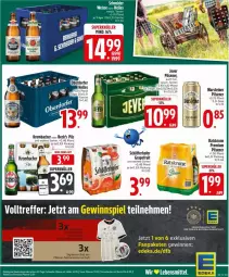 Gazetka promocyjna Edeka - Prospekte - Gazetka - ważna od 31.05 do 31.05.2025 - strona 23 - produkty: eis, flasche, grapefruit, jever, jever pilsener, krombache, krombacher, krone, pils, pilsener, schöfferhofer, steiner, Ti, warsteiner