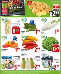 Gazetka promocyjna Edeka - Prospekte - Gazetka - ważna od 31.05 do 31.05.2025 - strona 6 - produkty: Abtei, banane, bananen, beere, beeren, Birnen, deka, eimer, gurke, gurken, heidelbeere, heidelbeeren, kirsch, kopfsalat, obst, paprika, Rettich, salat, spargel, Spitzpaprika, tafelbirnen, Ti