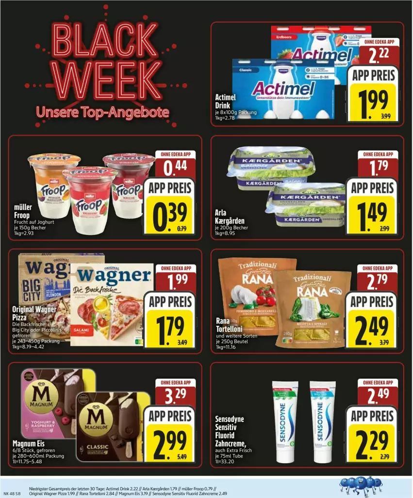 Aktueller Prospekt Edeka - Prospekte - von 24.11 bis 29.11.2025 - strona 10 - produkty: angebot, angebote, Becher, deka, eis, frucht, joghur, joghurt, lack, mac, reis, Ti, top-angebot, torte, tortelloni
