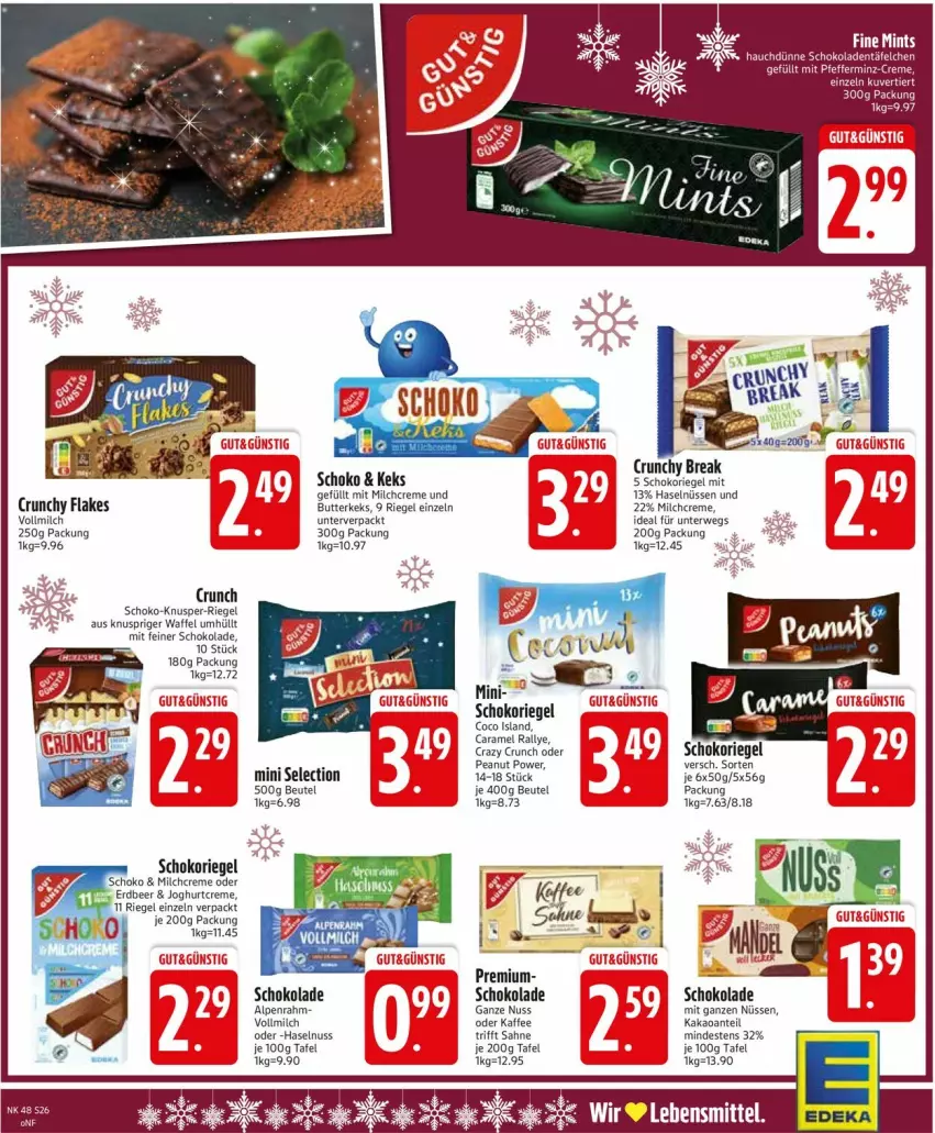 Aktueller Prospekt Edeka - Prospekte - von 24.11 bis 29.11.2025 - strona 28 - produkty: beutel, butter, butterkeks, caramel, creme, deka, flakes, joghur, joghurt, kaffee, keks, milch, nuss, riegel, rwe, sahne, schoko, schokolade, schokoriegel, Ti, vollmilch