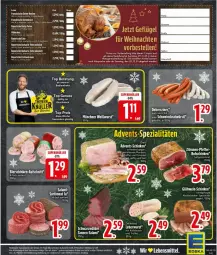 Gazetka promocyjna Edeka - Prospekte - Gazetka - ważna od 29.11 do 29.11.2025 - strona 17 - produkty: aufschnitt, chili, debrecziner, eis, Elan, ente, hot chili, kochschinken, pistazien, reis, rel, salami, schinken, Spezi, Ti, Trüffel, Weißwurst, wurst