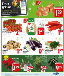 Gazetka promocyjna Edeka - Prospekte - Gazetka - ważna od 29.11 do 29.11.2025 - strona 4 - produkty: aubergine, aust, Austern, bio, eis, ente, gin, kartoffel, kartoffeln, LG, Mantel, paprika, paprika rot, pflaume, pflaumen, pilze, rispentomaten, Schal, Schale, speisekartoffeln, Spitzpaprika, suppe, suppen, Ti, tomate, tomaten, Yo, zwiebel