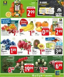 Gazetka promocyjna Edeka - Prospekte - Gazetka - ważna od 29.11 do 29.11.2025 - strona 5 - produkty: Adventskranz, ananas, apfel, banane, bananen, Becher, beere, beeren, bio, ente, frucht, grana, granatapfel, heidelbeere, heidelbeeren, kerze, kiwi, Kranz, LG, mango, Rana, tafeläpfel, Ti, tisch