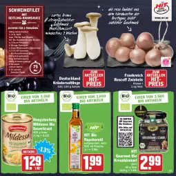 Gazetka promocyjna Hit - Prospekte - Gazetka - ważna od 31.12 do 31.12.2021 - strona 15 - produkty: auer, bio, braten, eis, elle, filet, flasche, gewürz, hengstenberg, Kraut, kräuter, Kräuterseitlinge, mac, nudel, nudeln, petersilie, pfeffer, reis, rosmarin, sahne, salz, sauce, Sauerkraut, Schal, Schale, schinken, schinkenspeck, schwein, schweine, schweinefilet, senf, Speck, Ti, wein, weine, Weste, zwiebel, zwiebeln