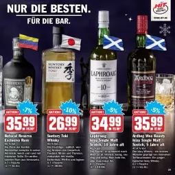 Gazetka promocyjna Hit - Prospekte - Gazetka - ważna od 31.12 do 31.12.2021 - strona 29 - produkty: Ardbeg, flasche, frucht, grapefruit, Holz, ingwer, islay single malt, laphroaig, leine, minze, monster, pfeffer, Rauch, rum, salz, scotch, single malt, Ti, trauben, tuc, vanille, whisky