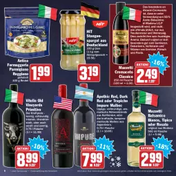 Gazetka promocyjna Hit - Prospekte - Gazetka - ważna od 31.12 do 31.12.2021 - strona 8 - produkty: aceto, aceto balsamico, aktionspreis, balsam, balsamico, balsamico bianco, beutel, classico, eis, elle, essig, flasche, fleisch, frucht, garnier, gin, kraft, mac, Mode, parmigiano, parmigiano reggiano, pasta, primitivo, reggiano, reis, Ria, rosato, rotwein, rwe, spargel, teller, Ti, Tipi, tisch, trauben, wein, weine