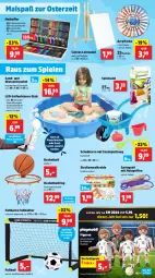 Gazetka promocyjna Thomas Philipps - Gazetka - ważna od 05.04 do 05.04.2024 - strona 9 - produkty: aqua, ball, batterie, batterien, buntstifte, eis, erde, Fußball, Holz, Kinder, koffer, Kreide, LG, ndk, Palette, planschbecken, reis, rel, ring, Sandkasten, Sandspielzeug, Schal, Seife, senf, Spiele, spielsand, spielzeug, stifte, Ti, vorteilspreis, wasser, ZTE