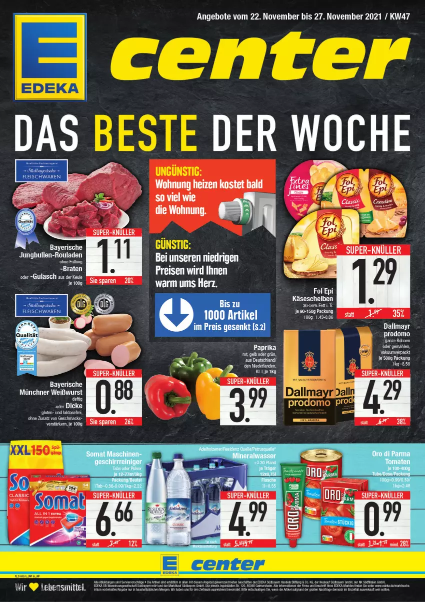 Aktueller Prospekt E Center - Angebote der Woche - von 22.11 bis 27.11.2021 - strona 1