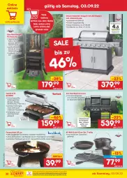 Gazetka promocyjna Netto Marken-Discount - Filial-Angebote - Gazetka - ważna od 10.09 do 10.09.2022 - strona 38 - produkty: abdeckhaube, auto, burger, decke, Deckel, edelstahl, eis, elle, feuerschale, fisch, gasgrill, grill, grillfläche, grillplatte, grillrost, Holz, holzkohle, Kamin, latte, ndk, reis, sandwich, Schal, Schale, spülmaschinen, steak, steaks, Ti, tisch, versandkostenfrei, wasser