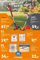 Gazetka promocyjna  - Gazetka - ważna od 20.06 do 20.06.2026 - strona 3 - produkty: akku, Bau, decke, eimer, eis, ente, innenfarbe, lack, ladegerät, messer, ohne akku und ladegerät, rasen, rasentrimmer, reis, Ti, Weißlack