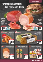 Gazetka promocyjna E Center - Angebote der Woche - Gazetka - ważna od 13.05 do 13.05.2023 - strona 9 - produkty: aktionspreis, apfel, eintöpfe, eis, fleisch, gutsleberwurst, hähnchenbrust, kochschinken, leberwurst, mac, mühlen schinken, natur, pastete, Pommersche, reis, rügenwalder, rügenwalder mühle, saft, schinken, schlauch, schnittlauch, spargel, suppe, suppen, Ti, wurst, zwiebel