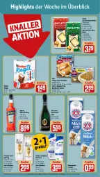 Gazetka promocyjna Rewe - Prospekte - Gazetka - ważna od 23.12 do 23.12.2023 - strona 2 - produkty: aperitif, aperol, backfisch, bärenmarke, bordelaise, filegro, filet, fisch, fürst von metternich, iglo, Käse, Kinder, kinder riegel, Mett, metternich, milch, natur, Ofen, ofen-backfisch, pantene, pantene pro-v, pfeffer, pro-v, Raclette Käse, riegel, schlemmerfilet, schnittkäse, schweizer schnittkäse, sekt, shampoo, spülung, Ti