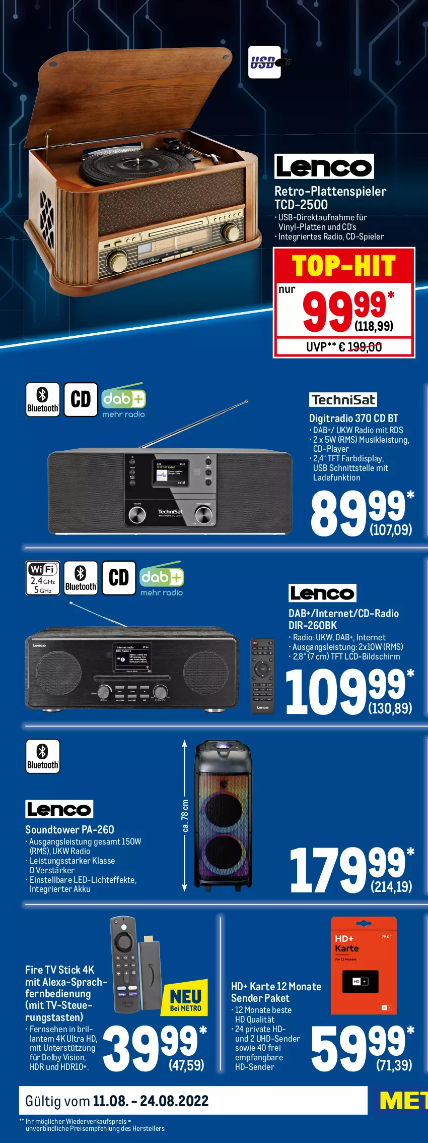 Aktueller Prospekt Metro - Technik Spezial - von 11.08 bis 24.08.2022 - strona 12 - produkty: Abtei, akku, alexa, auto, Bau, bluetooth-lautsprecher, brot, brother, canon, eis, elle, ente, fernbedienung, HP, Intel, jbl, lack, latte, lautsprecher, led-licht, papier, Radio, Rauch, reis, ring, rum, Schal, schirme, sim, Spiele, teller, Ti, tisch, Toner, top-hit, touchscreen, uhd, usb, wandhalterung, wasser