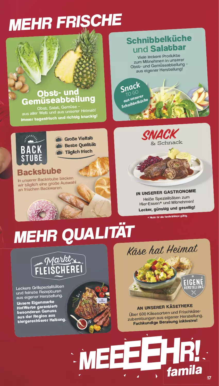 Aktueller Prospekt Famila - Prospekte - von 05.08 bis 10.08.2024 - strona 20 - produkty: Käse, obst, Ti