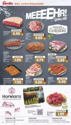 Gazetka promocyjna Famila - Prospekte - Gazetka - ważna od 10.08 do 10.08.2024 - strona 4 - produkty: ball, Bau, braten, cevapcici, eis, ente, fleisch, gewürz, grill, Grillbauch, gulasch, hackfleisch, kasseler, knoblauch, küche, Küchen, Mett, mit paprika, Nackensteak, nackensteaks, natur, paprika, rind, rinder, rindergulasch, rinderhackfleisch, rindfleisch, saft, schinken, schwein, schweine, schweinefleisch, steak, steaks, Ti, Tiere, uhr, wein, weine, zwiebel, zwiebeln