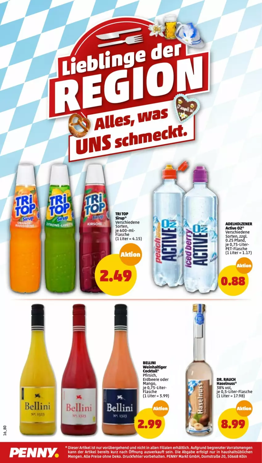 Aktueller Prospekt Penny - Prospekte - von 27.06 bis 02.07.2022 - strona 16 - produkty: adelholzener, beere, cocktail, eis, erdbeere, flasche, haselnuss, Holz, LG, mango, nuss, pet-flasche, pfirsich, Rauch, reis, sirup, Ti, wein, ZTE