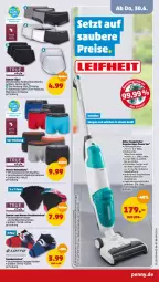 Gazetka promocyjna Penny - Prospekte - Gazetka - ważna od 02.07 do 02.07.2022 - strona 29 - produkty: ACC, akku, aqua, Bau, baumwolle, cin, Damen-Slip, damen-slips, eis, herren-sneaker, leifheit, mikrofaser, panty, Reinigung, retroshorts, Saugwischer, shorts, slip, slips, sneaker, sneakersocken, socken, Taillenslip, Ti, Tiere, uhr, wasser, wolle