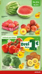 Gazetka promocyjna Penny - Prospekte - Gazetka - ważna od 02.07 do 02.07.2022 - strona 3 - produkty: broccoli, kiwi, Kiwi Gold, Schal, Schale