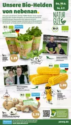 Gazetka promocyjna Penny - Prospekte - Gazetka - ważna od 02.07 do 02.07.2022 - strona 37 - produkty: bio, braun, champignon, champignons, eier, eis, fenster, fleisch, kräuter, LG, mais, natur, pilze, Schal, Schale, Sport, Ti, zucker, zuckermais