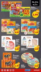 Gazetka promocyjna Penny - Prospekte - Gazetka - ważna od 02.07 do 02.07.2022 - strona 5 - produkty: auer, braten, eis, ferdi fuchs, fleisch, Geflügel, gin, Mini-Salami, salami, Ti, zwiebel