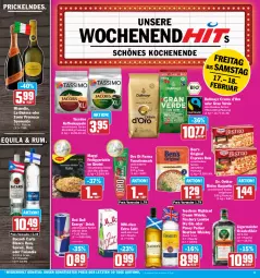 Gazetka promocyjna Hit - Prospekte - Gazetka - ważna od 18.02 do 18.02.2023 - strona 15 - produkty: bacardi, baguette, beutel, Bistro Baguette, bourbon, bourbon whiskey, dallmayr, Dr. Oetker, drink, dry gin, ecco, eis, erde, fertiggericht, fertiggerichte, finsbury, flasche, Germ, gin, jägermeister, kaffee, kaffeekapseln, kräuter, kräuterlikör, La Gioiosa, likör, london dry, london dry gin, maggi, Meister, mionetto, oro di parma, prosecco, puma, red bull, reis, rum, sekt, sim, spumante, tassimo, Ti, tomate, tomaten, tomatenmark, whiskey, whisky, zonin, ZTE