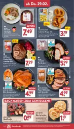 Gazetka promocyjna Aldi Nord - Von Montag - Gazetka - ważna od 02.03 do 02.03.2024 - strona 26 - produkty: backwaren, braten, Calamari, eis, fisch, fleisch, frischkäse, geback, gewürz, gin, gyros, Heu, Käse, leine, mais, nuss, Ofen, pute, Putenoberkeule, Ria, rind, rinder, ring, rollbraten, schwein, spinat, suppe, suppen, tafelspitz, Ti, wein, ZTE