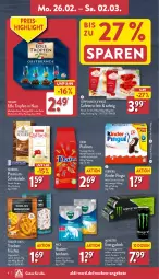 Gazetka promocyjna Aldi Nord - Von Montag - Gazetka - ważna od 02.03 do 02.03.2024 - strona 6 - produkty: aldi, alkohol, angebot, angebote, aus der tiefkühlung, beutel, bonbons, butter, coppenrath, daim, drink, eis, elle, erfrischungsgetränk, ferrero, früchte, getränk, karamell, Kinder, kinder pingui, mandel, milch, monster, nuss, obst, pingui, pralinen, reis, Ria, rum, schoko, schokolade, teller, Ti, WICK, zucker