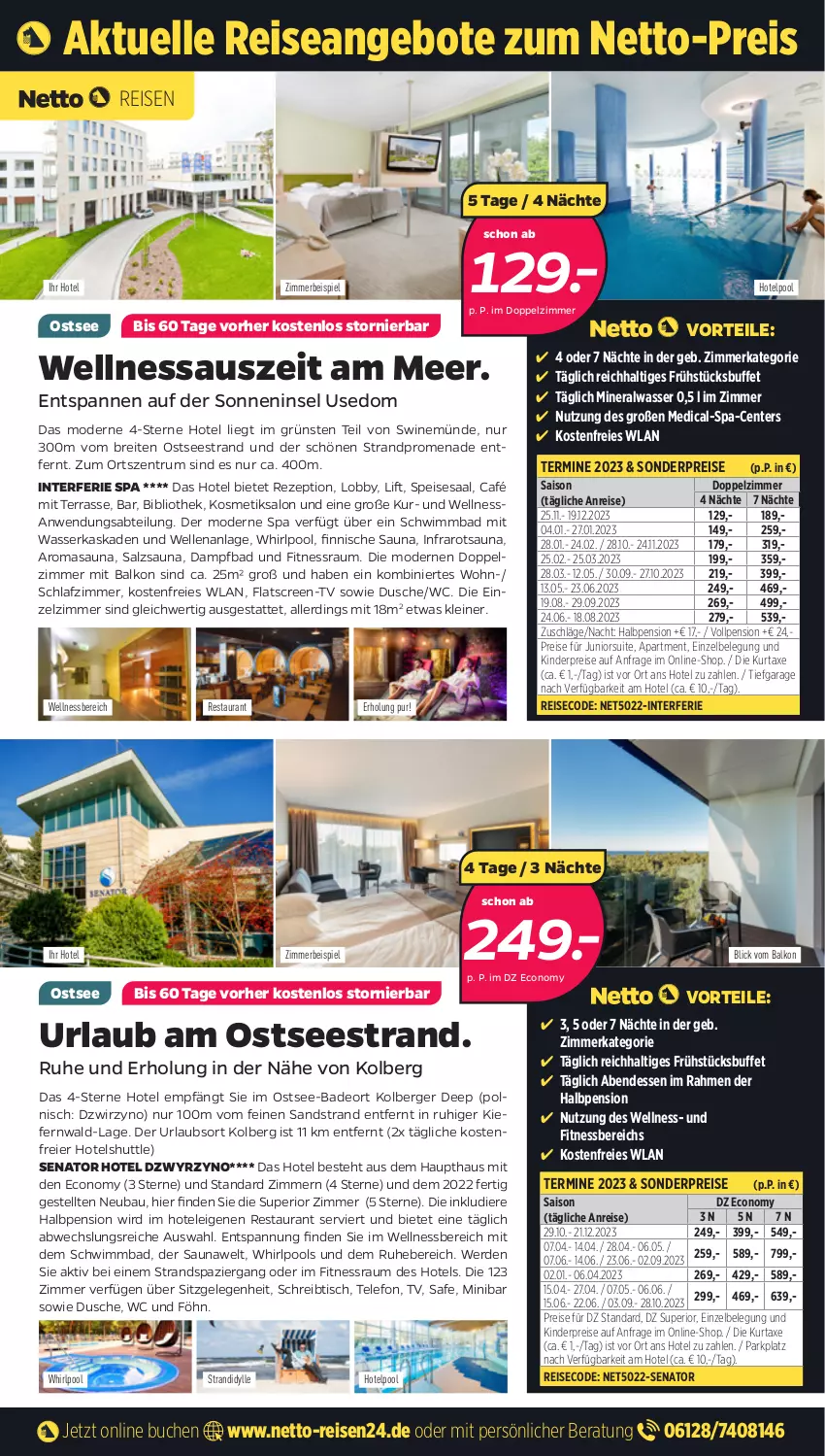 Aktueller Prospekt Netto - Woche 50-51 - von 12.12 bis 25.12.2022 - strona 1 - produkty: Abtei, Alwa, angebot, angebote, axe, Bad, Bau, Berger, Brei, buch, deo, dusche, eier, eis, elle, ente, erde, Kinder, kosmetik, kurtaxe, leine, mineralwasser, Mode, pool, reis, rezept, rum, salz, schlafzimmer, schreibtisch, telefon, Ti, tisch, wasser, wellnessbereich, Whirlpool, zimmerbeispiel