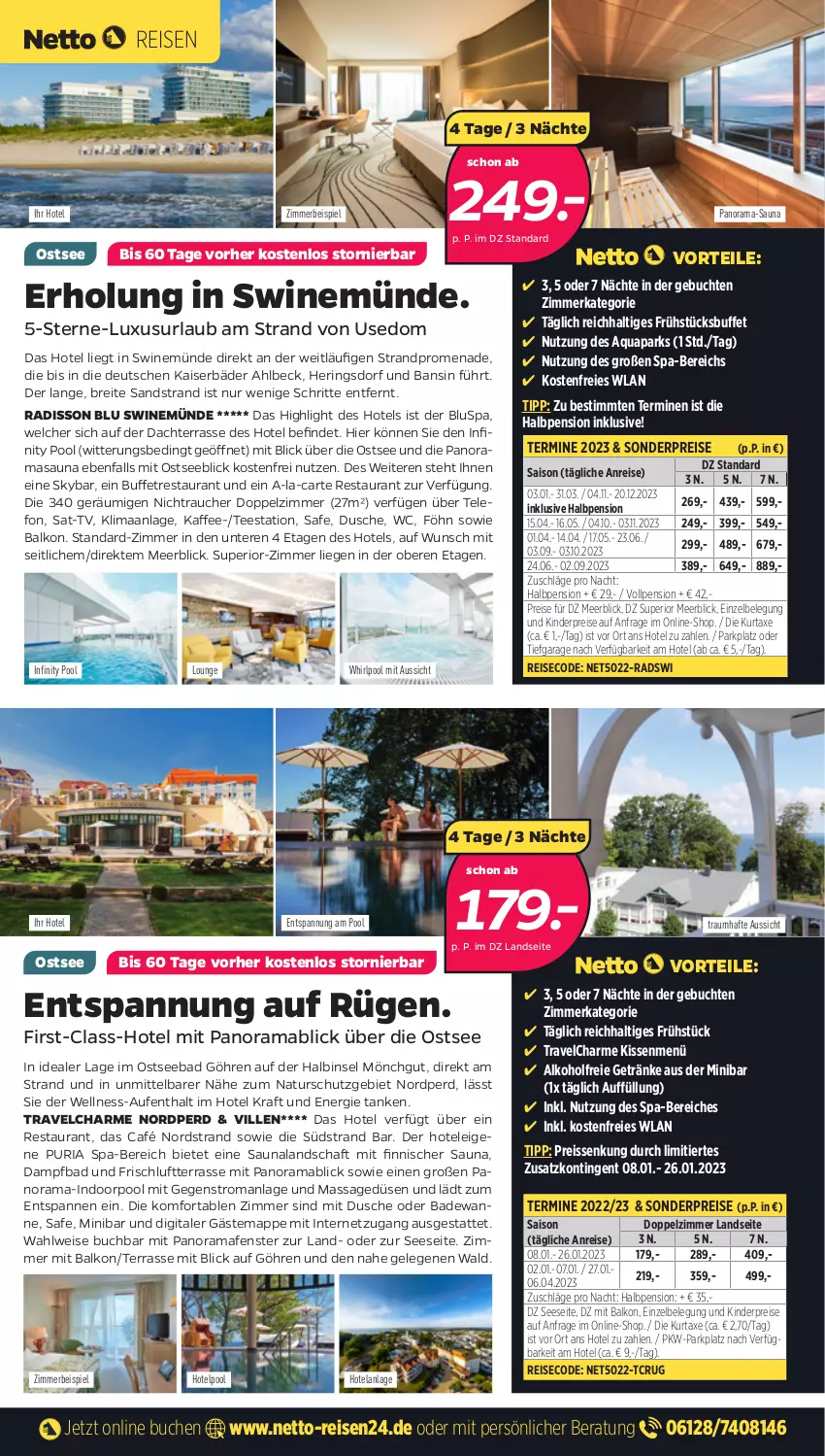 Aktueller Prospekt Netto - Woche 50-51 - von 12.12 bis 25.12.2022 - strona 2 - produkty: alkohol, alkoholfreie getränke, aqua, axe, Bad, Badewanne, Brei, buch, dusche, eis, Elan, fenster, getränk, getränke, hering, Herings, kaffee, Kaiser, Kinder, kissen, kraft, kurtaxe, Liege, mab, natur, pool, rama, Rauch, reis, reiss, Ria, ring, tee, telefon, Ti, Wanne, Whirlpool, zimmerbeispiel