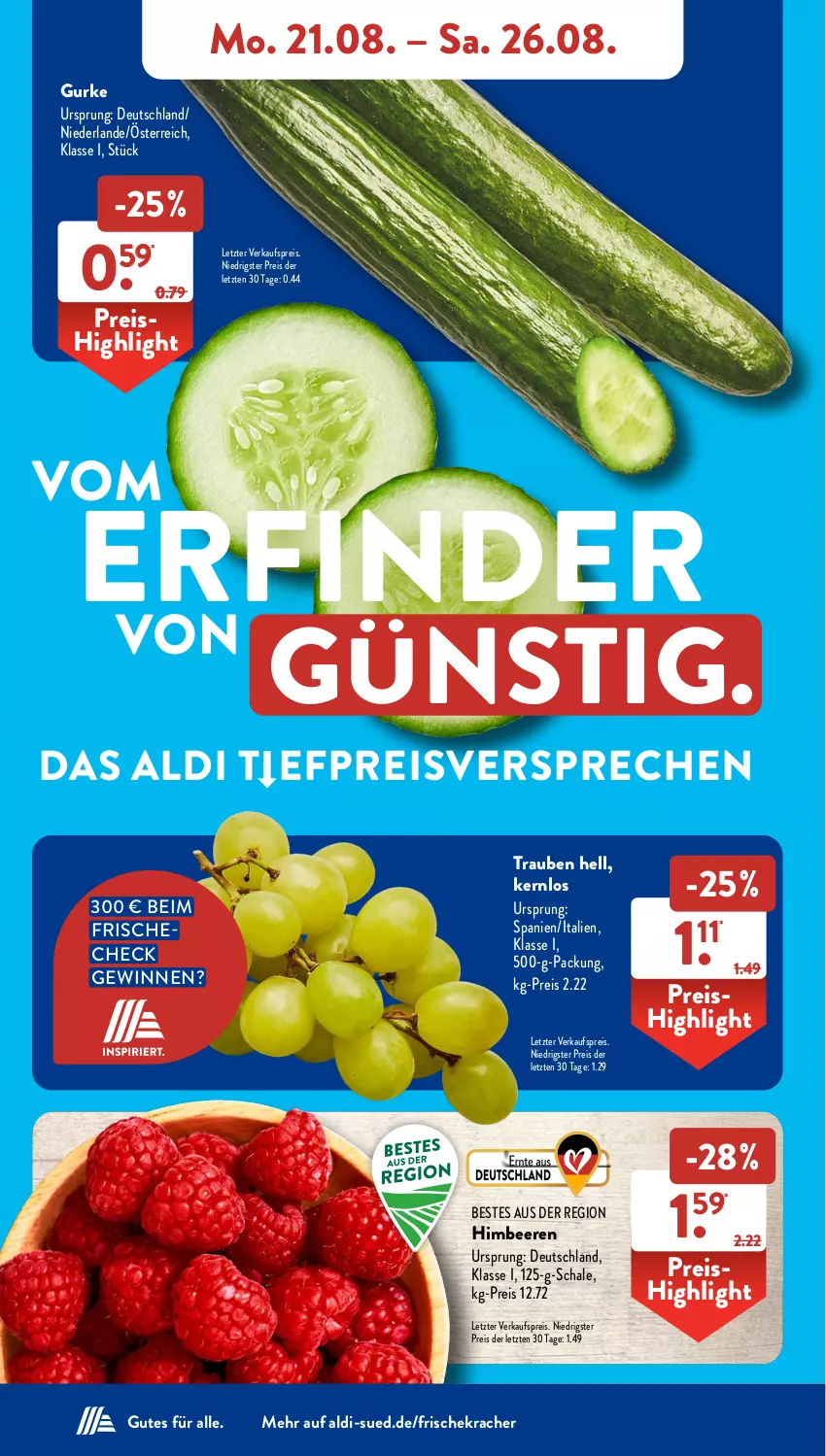 Aktueller Prospekt AldiSud - NÄCHSTE WOCHE - von 21.08 bis 26.08.2023 - strona 4 - produkty: aldi, kracher