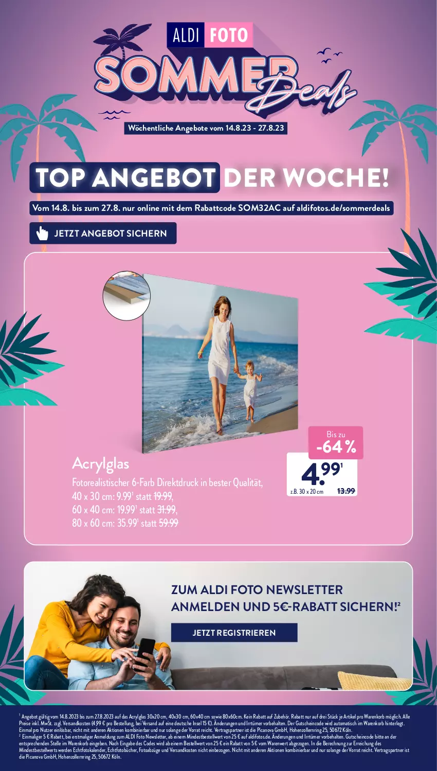 Aktueller Prospekt AldiSud - NÄCHSTE WOCHE - von 21.08 bis 26.08.2023 - strona 48 - produkty: aldi, angebot, angebote, auto, eis, elle, erde, Fotokalender, gutschein, korb, LG, ndk, reis, ring, Ti, tisch