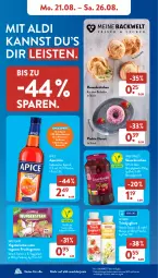 Gazetka promocyjna AldiSud - NÄCHSTE WOCHE - Gazetka - ważna od 26.08 do 26.08.2023 - strona 10 - produkty: aldi, Alwa, aperitif, apfel, auer, backofen, brötchen, Donut, ecco, eis, eiswürfel, fisch, fische, Fischer, flasche, frucht, fruchtgummi, joghur, joghurt, kirsch, kirsche, kirschen, mango, mineralwasser, Ofen, orange, prosecco, reis, rosen, sauerkirschen, Schere, Sweetland, Ti, Vegeta, veggie, wasser, wein, Weißwein, würfel